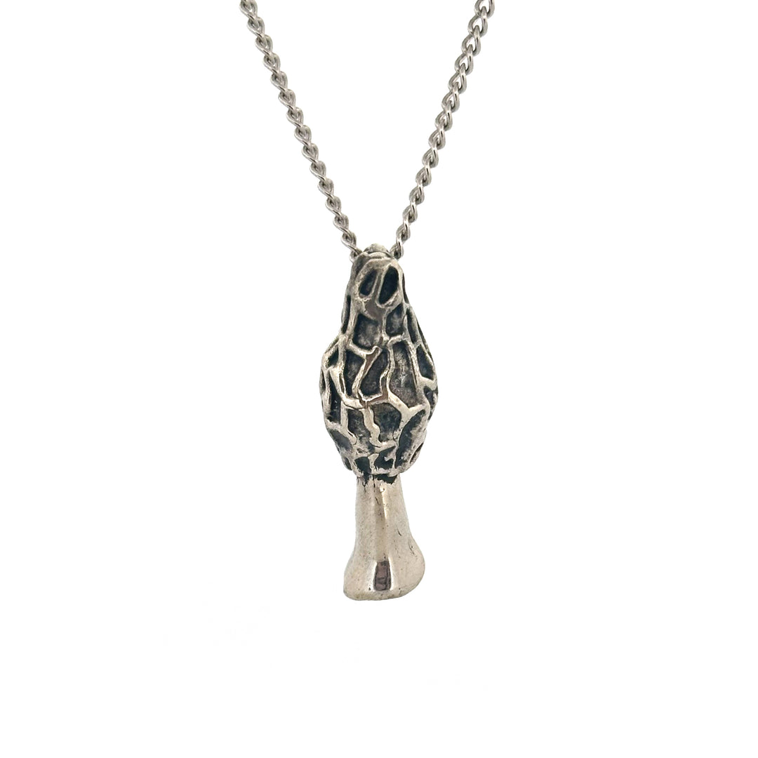 Morel Mushroom Pendant