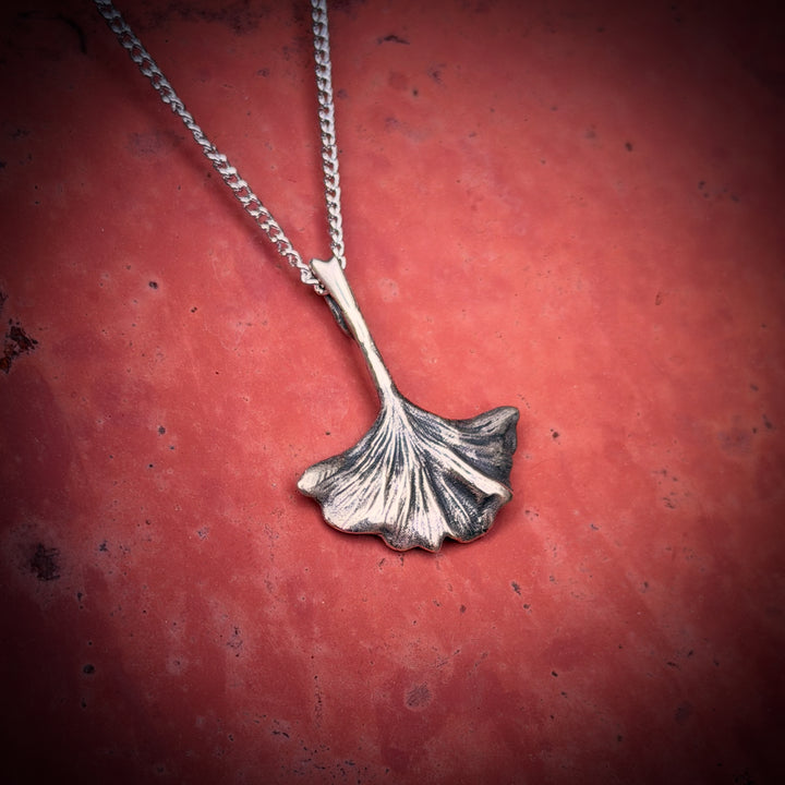Ginkgo Leaf Pendant