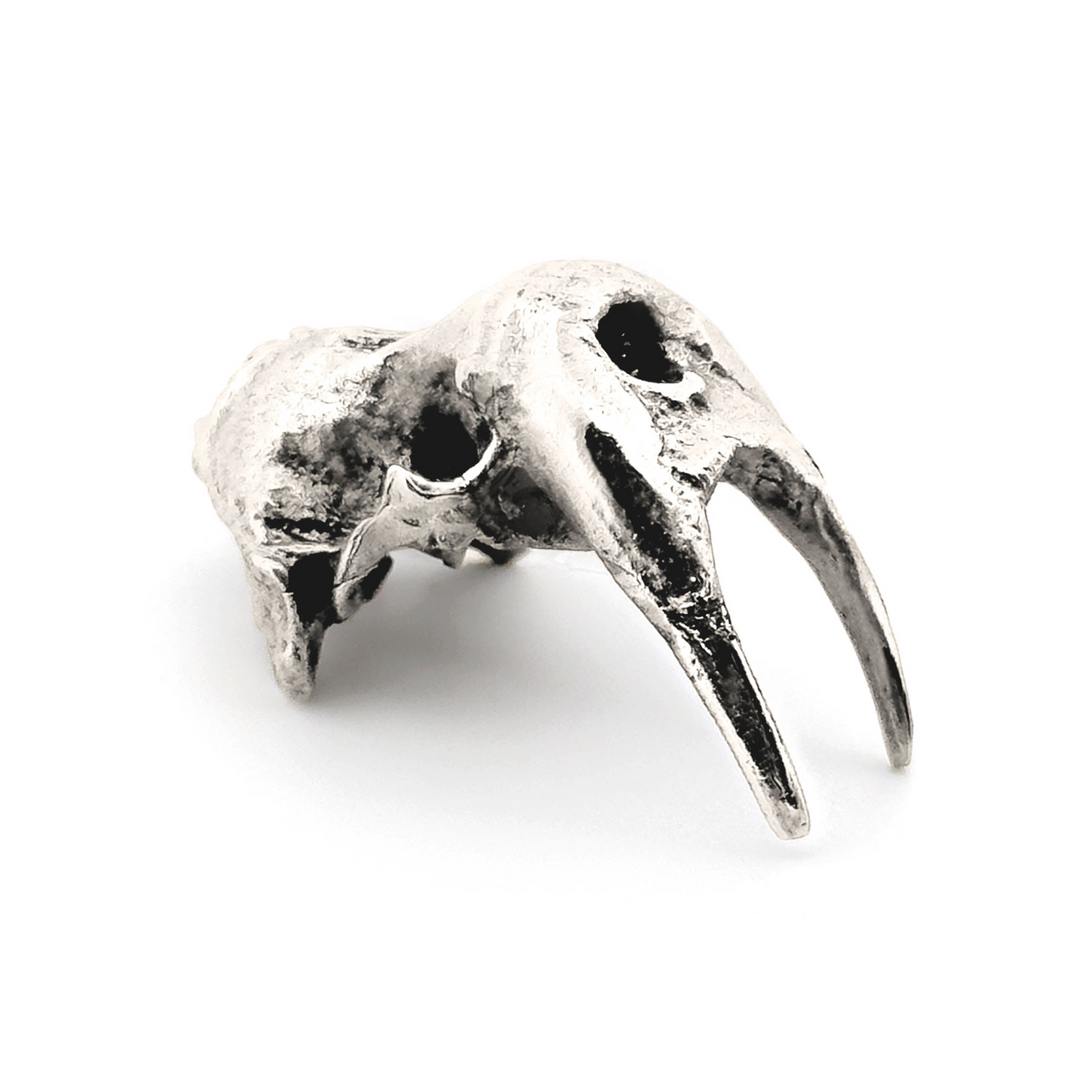 Sterling Silver Walrus Skull Pendant by Fire & Bone